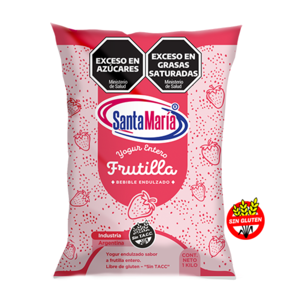yogurt frutilla santa maria yogurt frutilla Santa María 900ml
