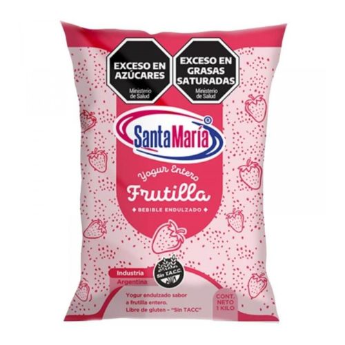 yogurt frutilla Santa María 900ml