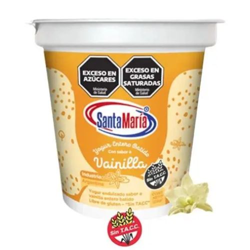 yogurt vainilla Santa María 125g