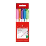pack x5 bolígrafos Trilux Faber Castell colores surtidos