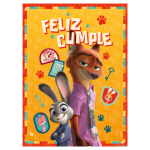 afiche Zootopia decoración cumpleaños