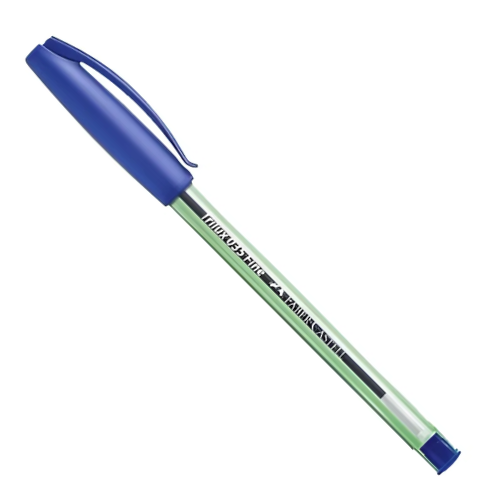 bolígrafo Trilux fino azul Faber Castell