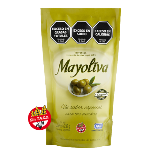 mayonesa Mayoliva 227 g envase doypack