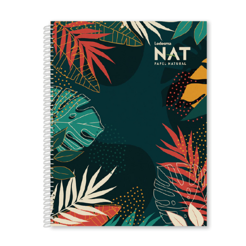 cuaderno Ledesma 21x27 cuadriculado 80 hojas