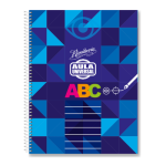 ABC Universal 21x27 60h cuadro cuaderno escolar diseño azul