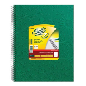 Éxito E7 colegial 100 hojas rayado verde