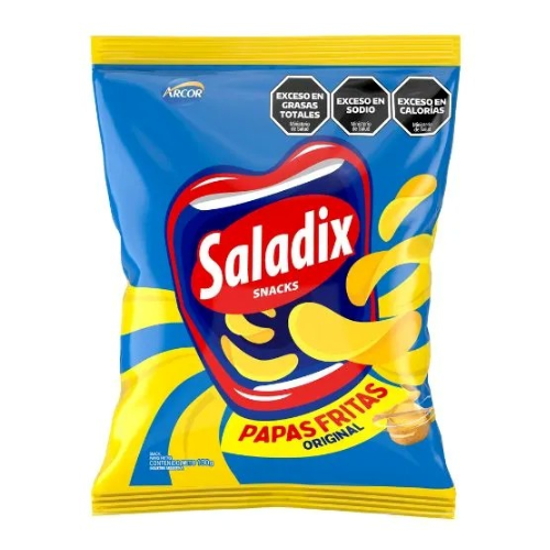 papas fritas Saladix 130 g sabor original