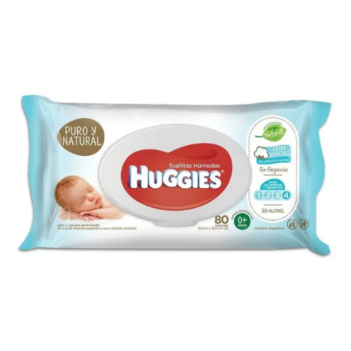 huggies toallitas húmedas x48 con tapa bebé