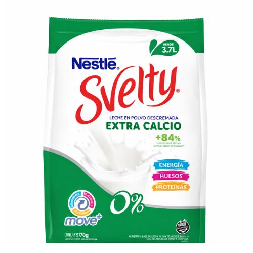svelty 370gr extra calcio svelty extra calcio 370g leche en polvo