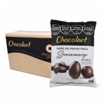 caja 16u chocolate chocolart semiamargo 500g baño de repostería
