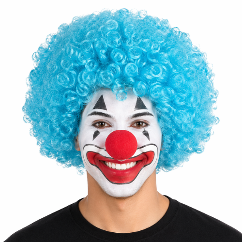 peluca rulos argentina turquesa cotillon