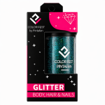 glitter fino turquesa maquillaje cotillon