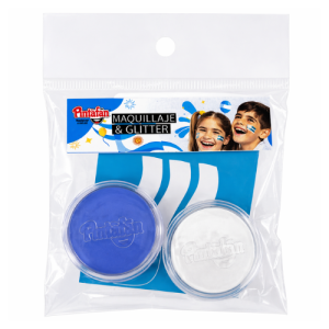 stencil bandera argentina maquillaje pintafan