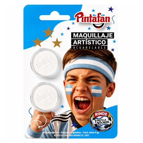 maquillaje blanco x2 pintafan argentina