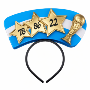 vincha argentina campeon estrellas copa mundial cotillon