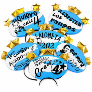 vincha argentina frases cotillon divertido mundial