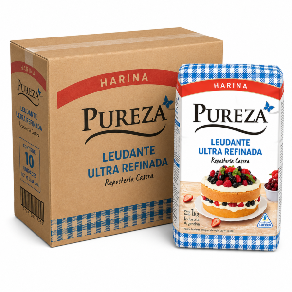 Harina Pureza Leudante Mayorista pureza harina leudante 1kg bulto x10 unidades mayorista