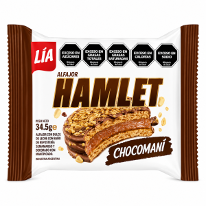 Hamlet alfajor Chocomaní 34.5 gramos caja x40 unidades