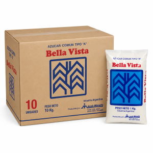 AZÚCAR BELLA VISTA 1kg BULTO x10u