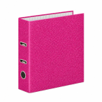 bibliorato a4 fucsia glitter carpeta archivo