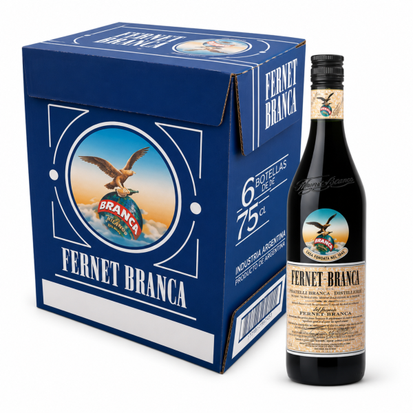 caja fernet branca fernet branca 750cc bulto x12u