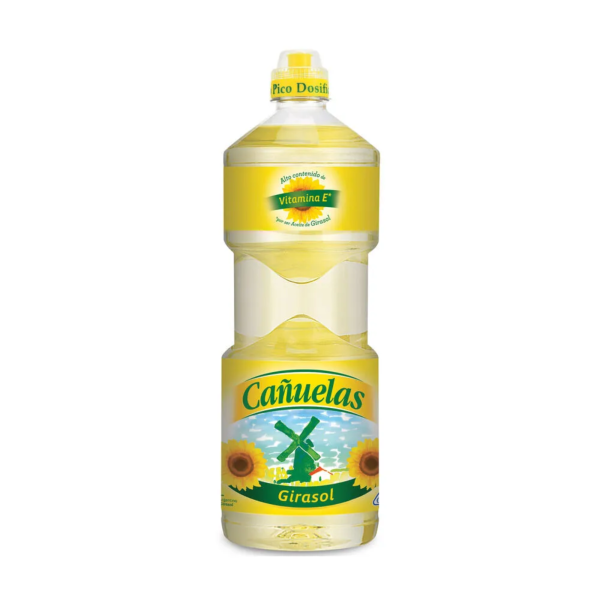cañuelas girasol 1.5 canuelas aceite girasol 1.5 litros botella con pico dosificador