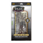Cortina Metal Plata 2x1 Dilax