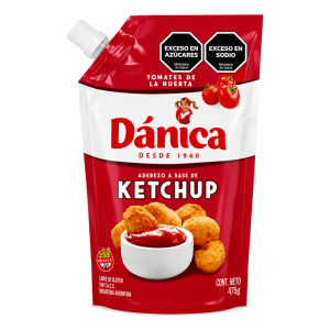 danica ketchup 475g doypack