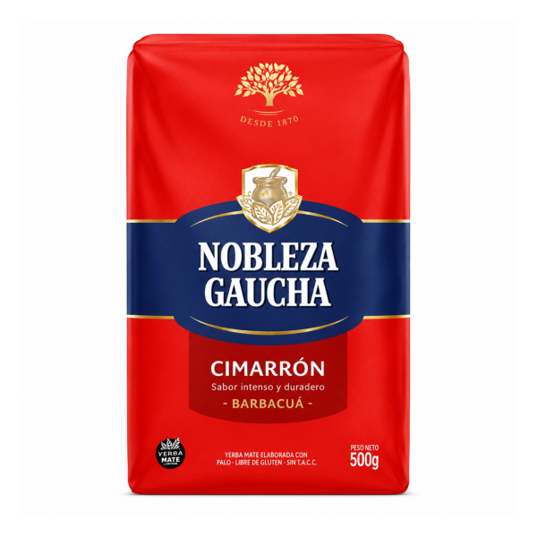 nobleza gaucha cimarron 500 Nobleza Gaucha Cimarrón 500g yerba mate barbacuá