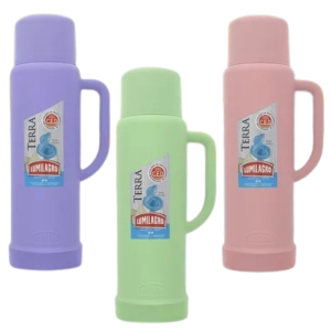 termo pastel lumilagro 1 litro colores lila verde rosa pastel