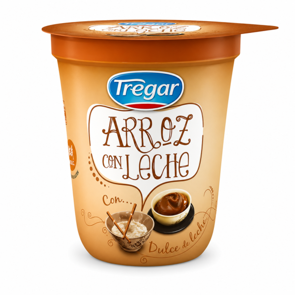 Arroz con leche con dulce de leche Tregar 180gr