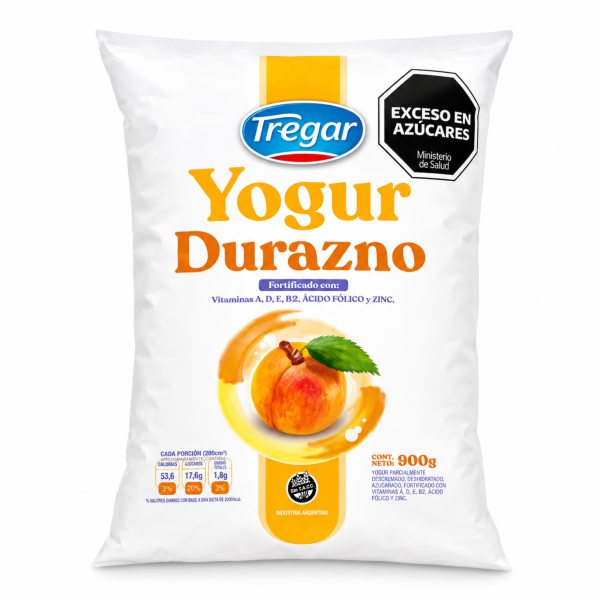 Yogur Bebible Durazno 900g Tregar