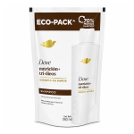 Dove Shampoo Doypack Nutrición Tri-Óleos 180ml Eco-Pack