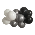 Globo 12 pulgadas Plata x40 Globox