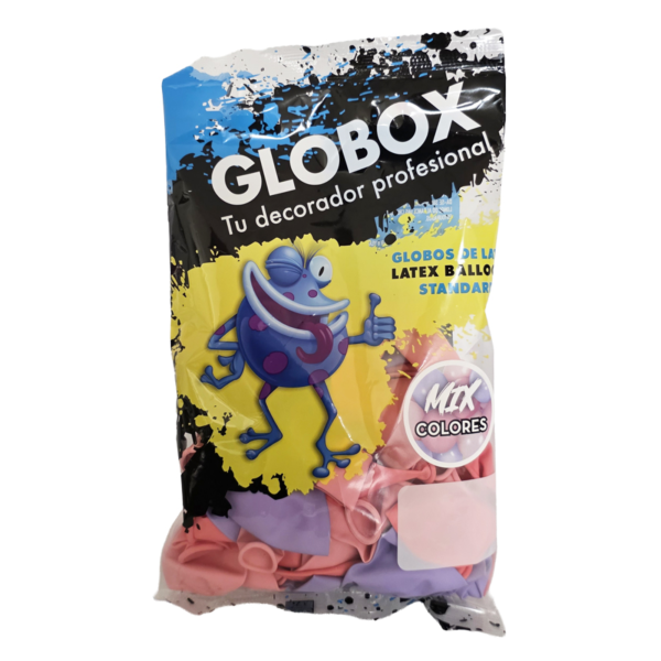 Globo 12" Mix Princesa Rosa x40u Globox