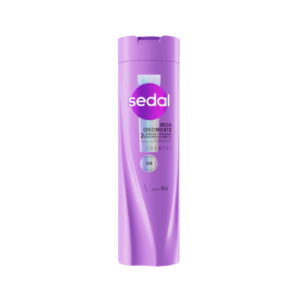Sedal Shampoo Mega Crecimiento 340ml con 2% Dynoxidil y Ceramidas Crecimiento Complex para fortalecer el cabello y aportar mayor volumen.