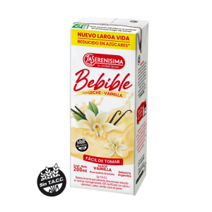 Bebible La Serenísima Vainilla 200ml reducido en azúcares