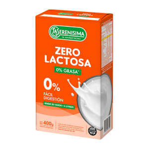 Leche en polvo Zero Lactosa La Serenísima 400g 0% grasa