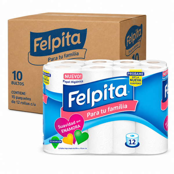 PRODUCTOS WEB 4 (2) Papel Higiénico Felpita x12 bulto x4 paquetes
