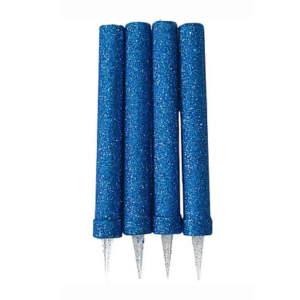 Vela Bengala Gibre Azul Tucky x1 unidad para cumpleaños y fiestas con acabado brillante color azul
