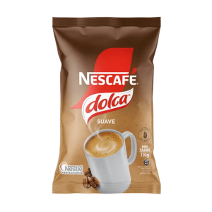 Nescafé Dolca Suave 1 kg café soluble de sabor suave y equilibrado bolsa de aproximadamente 666 tazas