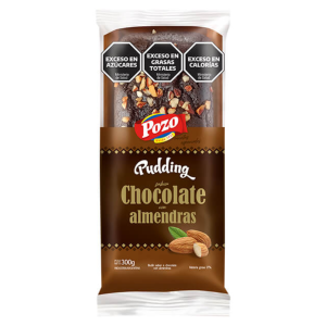 Pudding Pozo chocolate con almendras 300g