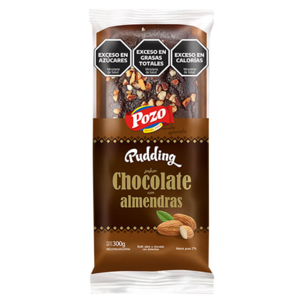 pozo pudding choco almendra Pudding Pozo chocolate con almendras 300g