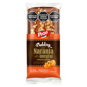 Pudding Pozo naranja integral 300g