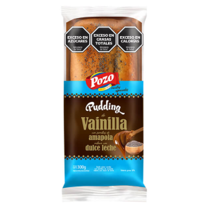Pudding Pozo vainilla relleno dulce de leche 300g
