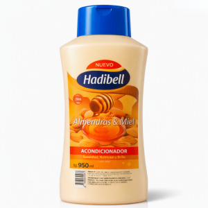 Acondicionador Hadibell Almendras y Miel 950ml para todo tipo de cabellos