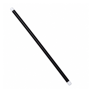 Bastón de mago negro con extremos blancos de 62 cm