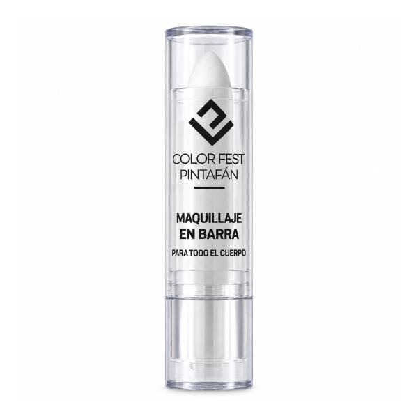 colorfest barra 4gr blanco Maquillaje blanco en barra COLORFEST 4 g para Halloween
