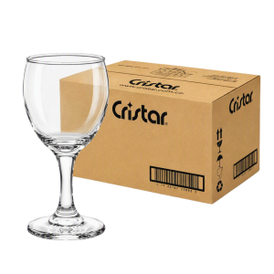 Copa Vino Aragón Cristar 238ml caja x24 unidades