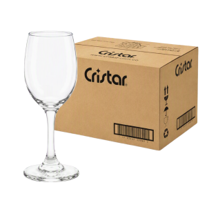 Copa Gran Vino Rioja Cristar 615cc de vidrio transparente caja x24 unidades